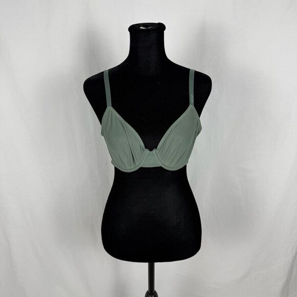 Aerie Smoothez Mesh Unlined Full Coverage Bra - Women’s 34D - Picture 2 of 8